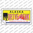 Drive Pink Alaska Novelty Sticker Decal