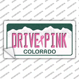 Drive Pink Colorado Novelty Sticker Decal