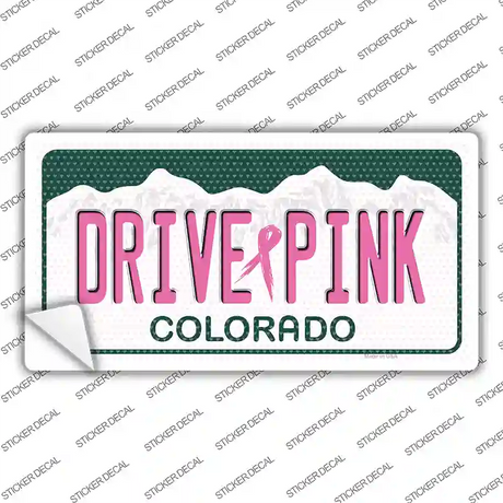 Drive Pink Colorado Novelty Sticker Decal