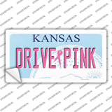 Drive Pink Kansas Novelty Sticker Decal