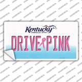Drive Pink Kentucky Novelty Sticker Decal