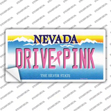 Drive Pink Nevada Novelty Sticker Decal