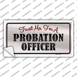 Probation Officer Novelty Sticker Decal
