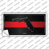 Florida Thin Red Line Novelty Sticker Decal