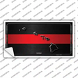 Hawaii Thin Red Line Novelty Sticker Decal