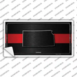 Kansas Thin Red Line Novelty Sticker Decal