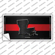 Louisiana Thin Red Line Novelty Sticker Decal