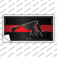 Maryland Thin Red Line Novelty Sticker Decal