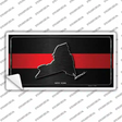 New York Thin Red Line Novelty Sticker Decal