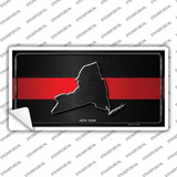 New York Thin Red Line Novelty Sticker Decal