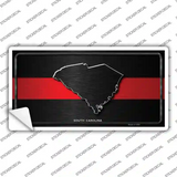 South Carolina Thin Red Line Novelty Sticker Decal