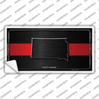 South Dakota Thin Red Line Novelty Sticker Decal