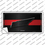 Tennessee Thin Red Line Novelty Sticker Decal
