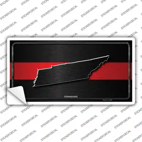 Tennessee Thin Red Line Novelty Sticker Decal