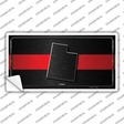 Utah Thin Red Line Novelty Sticker Decal