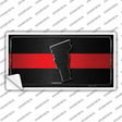Vermont Thin Red Line Novelty Sticker Decal