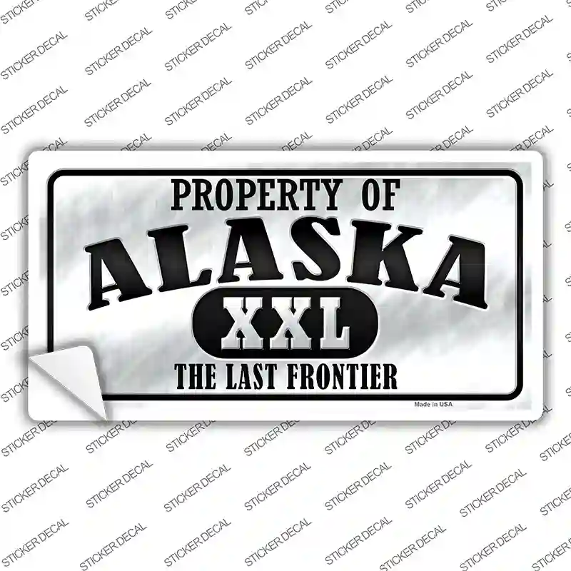 Property Of Alaska Novelty Sticker Decal
