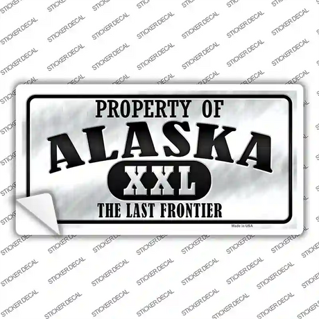 Property Of Alaska Novelty Sticker Decal