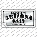 Property Of Arizona Novelty Sticker Decal