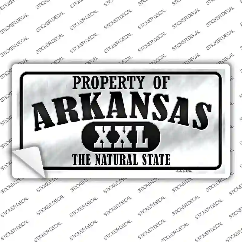 Property Of Arkansas Novelty Sticker Decal
