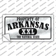 Property Of Arkansas Novelty Sticker Decal