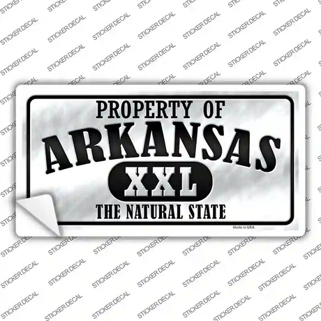 Property Of Arkansas Novelty Sticker Decal