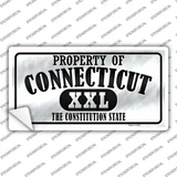 Property Of Connecticut Novelty Sticker Decal