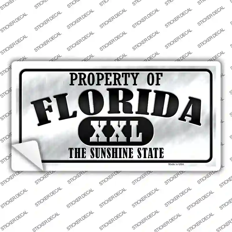 Property Of Florida Novelty Sticker Decal