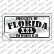 Property Of Florida Novelty Sticker Decal