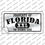 Property Of Florida Novelty Sticker Decal