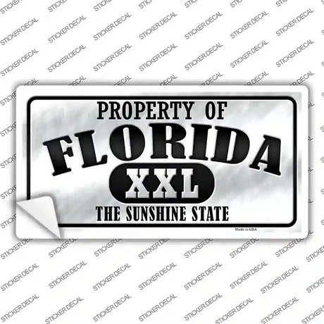 Property Of Florida Novelty Sticker Decal