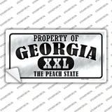 Property Of Georgia Novelty Sticker Decal