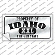Property Of Idaho Novelty Sticker Decal