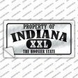 Property Of Indiana Novelty Sticker Decal