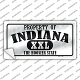Property Of Indiana Novelty Sticker Decal