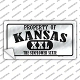 Property Of Kansas Novelty Sticker Decal