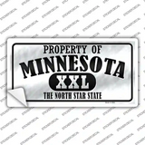 Property Of Minnesota Novelty Sticker Decal