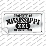 Property Of Mississippi Novelty Sticker Decal