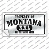 Property Of Montana Novelty Sticker Decal