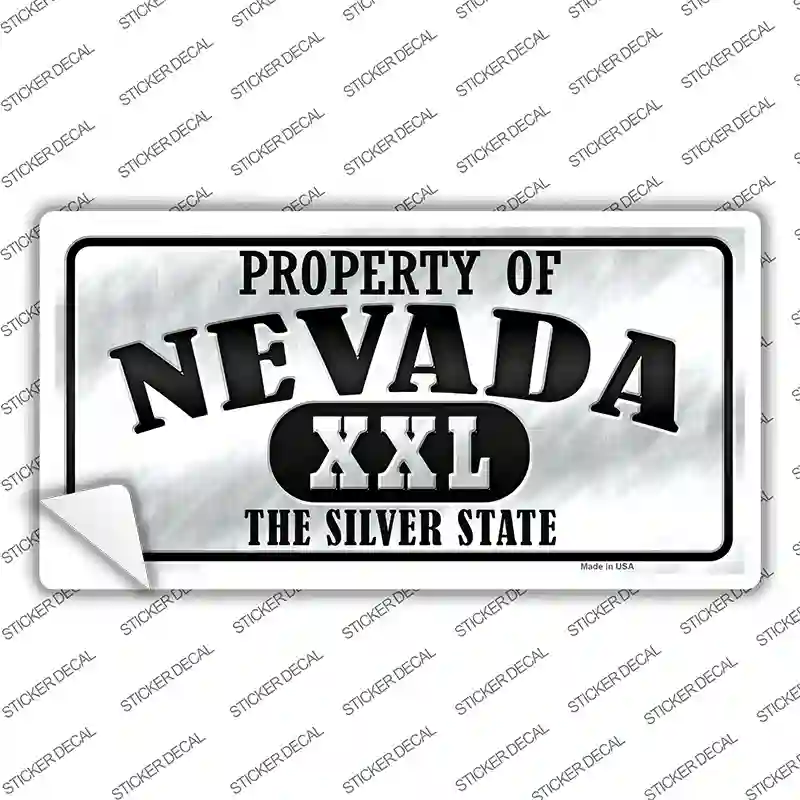 Property Of Nevada Novelty Sticker Decal