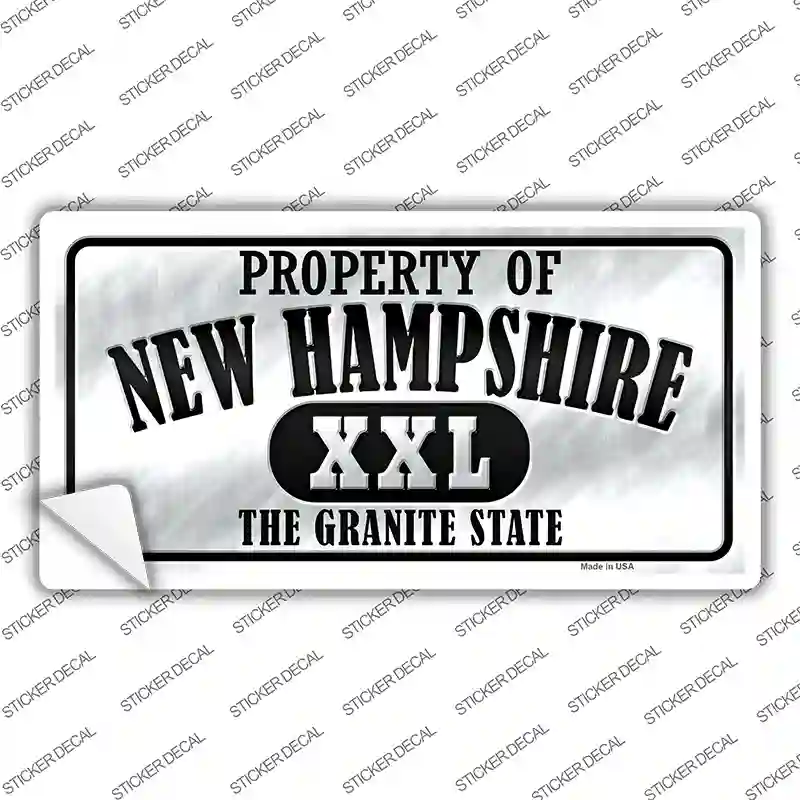 Property Of New Hampshire Novelty Sticker Decal