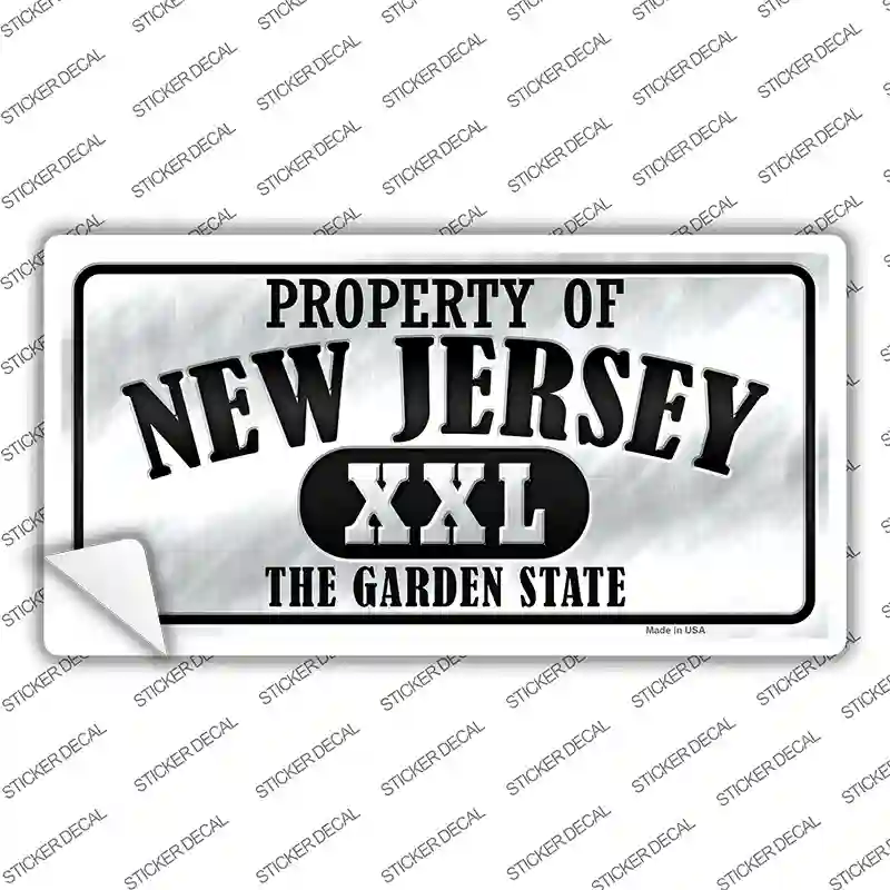 Property Of New Jersey Novelty Sticker Decal