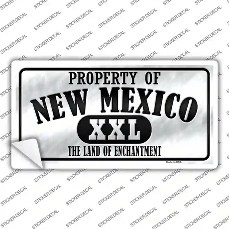 Property Of New Mexico Novelty Sticker Decal