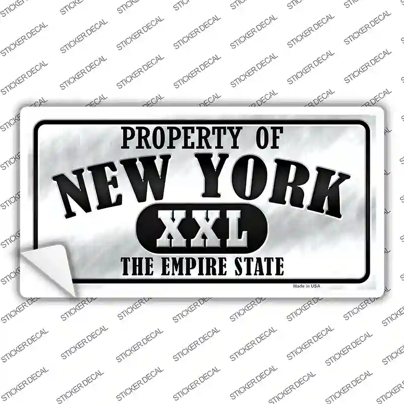 Property Of New York Novelty Sticker Decal