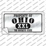 Property Of Ohio Novelty Sticker Decal