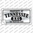 Property Of Tennessee Novelty Sticker Decal