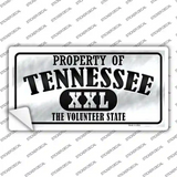 Property Of Tennessee Novelty Sticker Decal