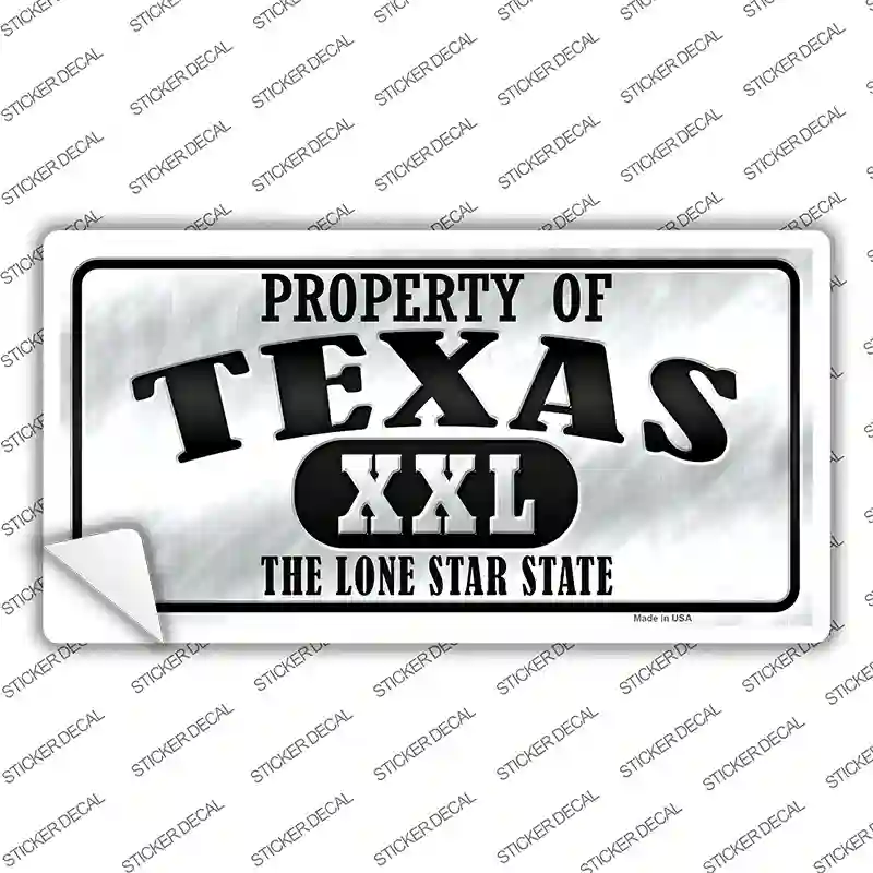 Property Of Texas Novelty Sticker Decal