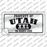Property Of Utah Novelty Sticker Decal
