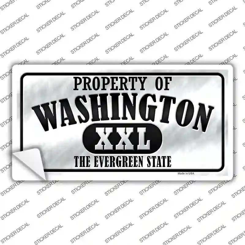Property Of Washington Novelty Sticker Decal